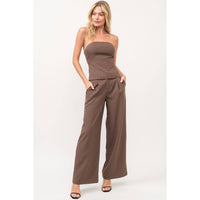 Strapless Top & Pant Set (Sold Separately)