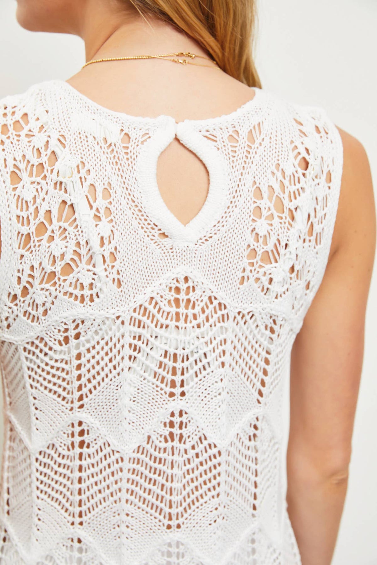 SCALLOP HEM SWEATER DRESS
