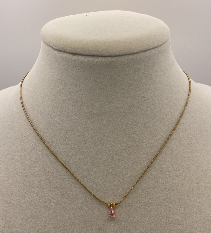 Chocker W/ Colorful Mini Gems Adjustable
