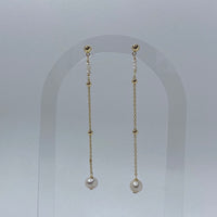 Gold W/ 3 Small Pearls & 2 Gold Beads
