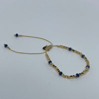 Gold Mini Squares W/ Colorful Mini Beads