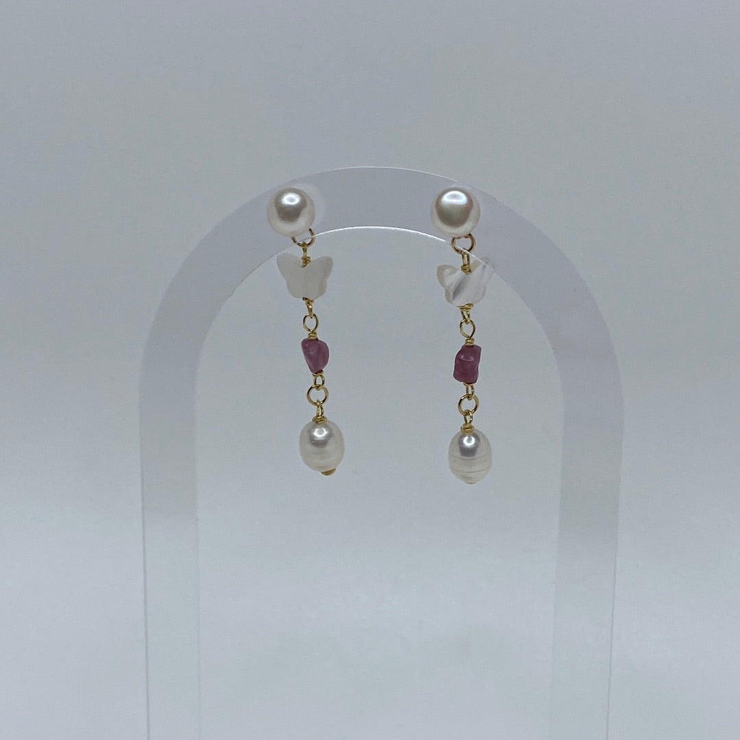 Gold Pearl/Butterfly/Purple Gem