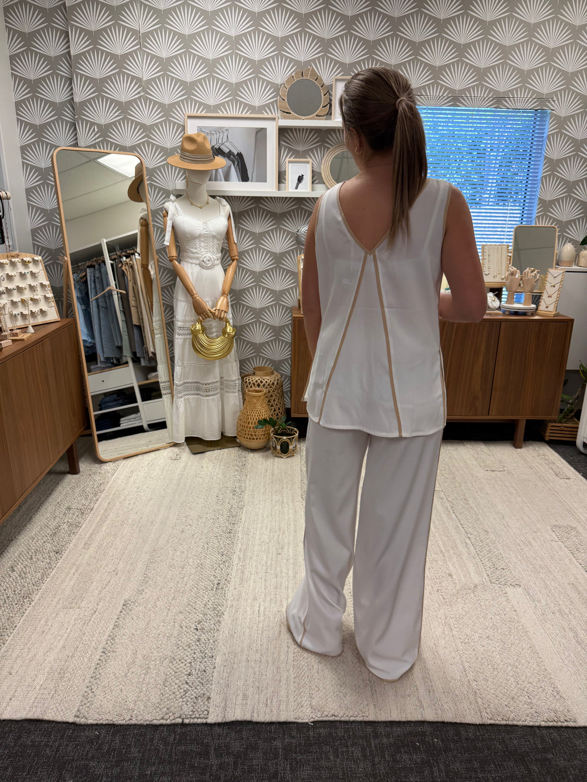 Sleeveless Tunic & Pants Set