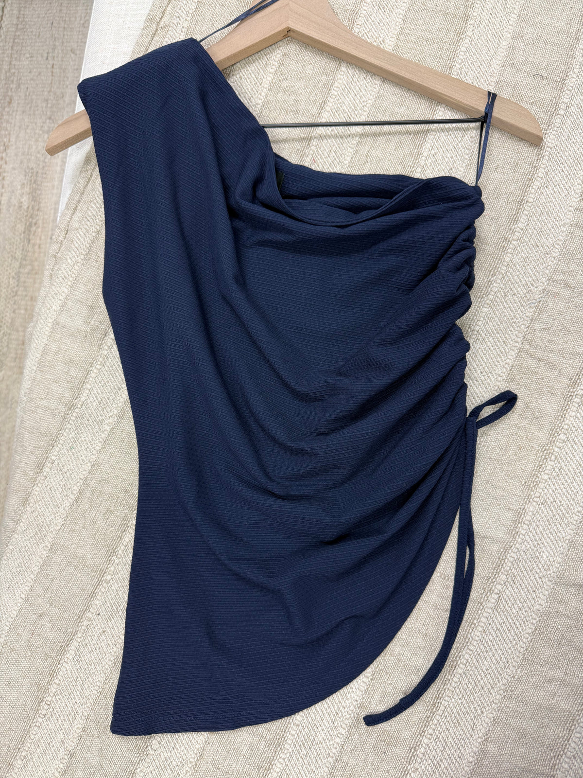 Asymetric Draw String Top