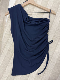 Asymetric Draw String Top