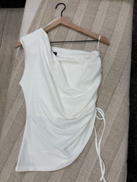 Asymetric Draw String Top