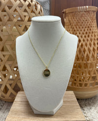 Gold Needle W/11:11 Pendant Necklace