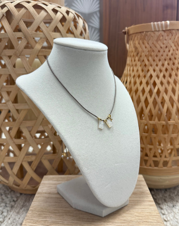 Necklace Scapularies medals 2 Nacar/virgin/jesus