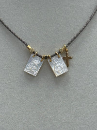 Necklace Scapularies medals 2 Nacar/virgin/jesus