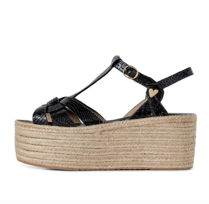Cameron Espadrilles- Black- (FINAL SALE)