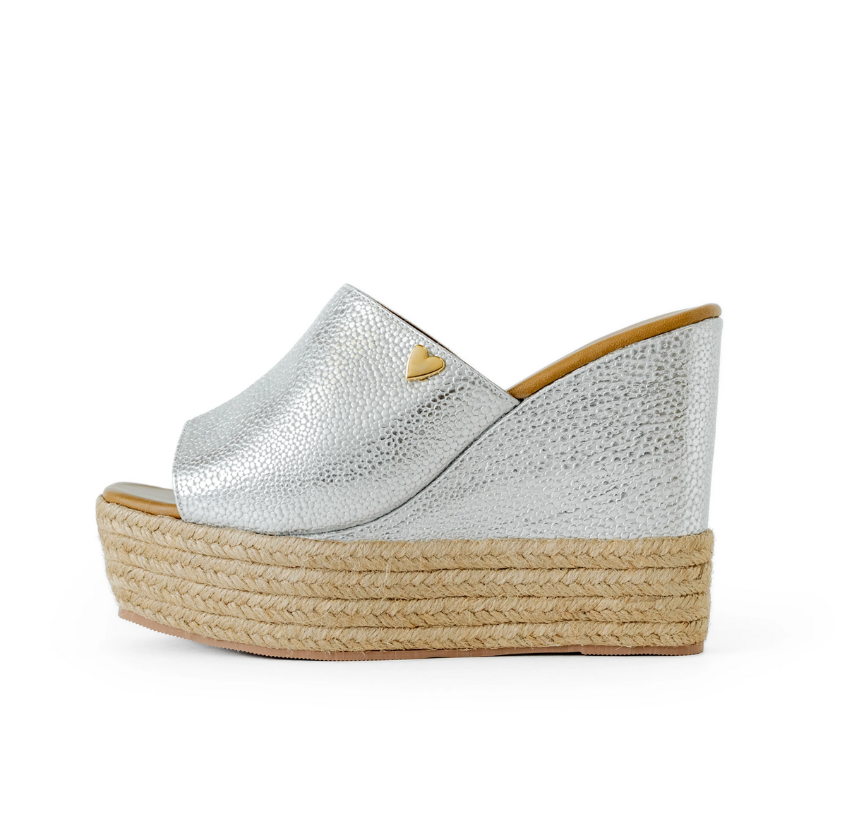 Katya Sandals Silver Leather - (FINAL SALE)