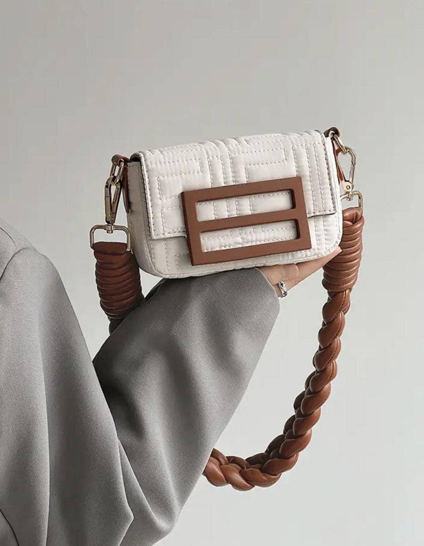 Off White Baguette Bag