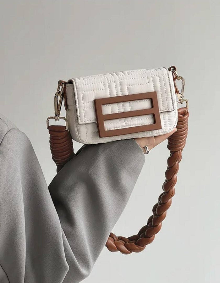 Off White Baguette Bag
