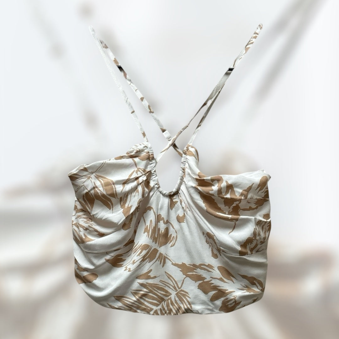 Print Halter Top & Smoked Pant