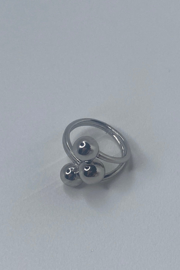 Three Spheres Gold/Silver Rings