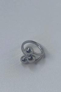 Three Spheres Gold/Silver Rings
