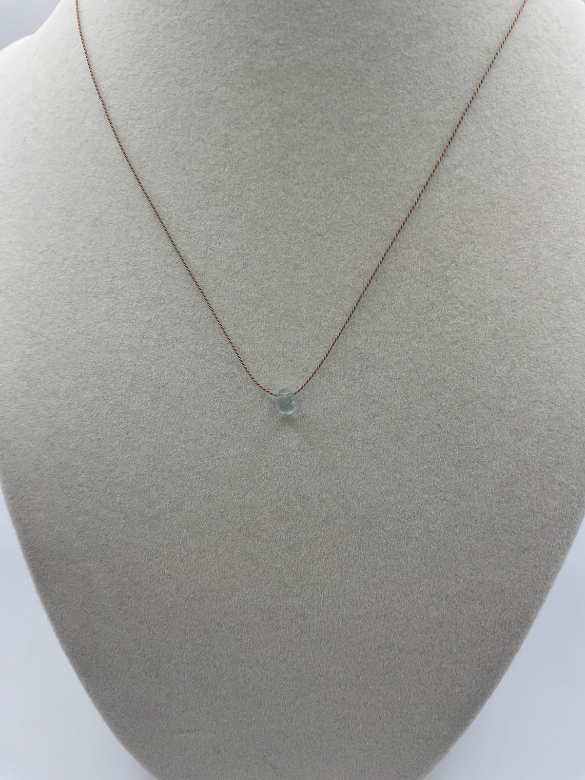 Thin String W/ Blue Droplet Gem