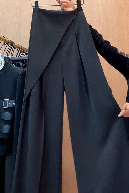 High-Waisted Slimming Trousers