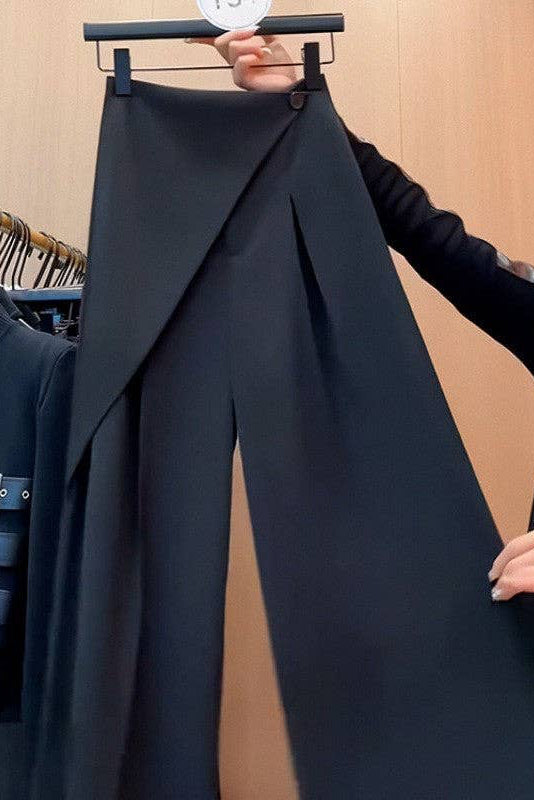 High-Waisted Slimming Trousers