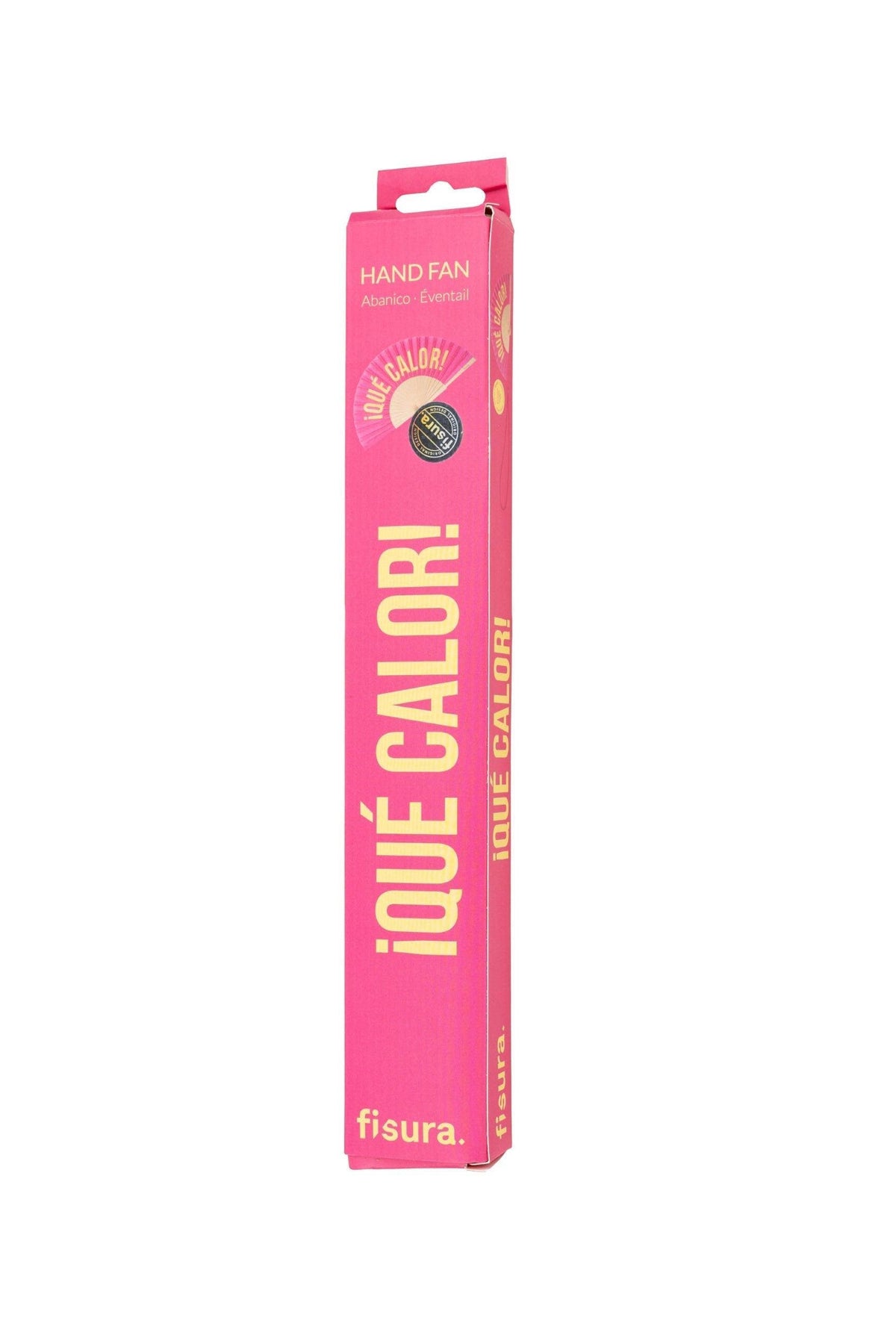 Han Fan Fan "Que Calor" Pink and Yellow.
