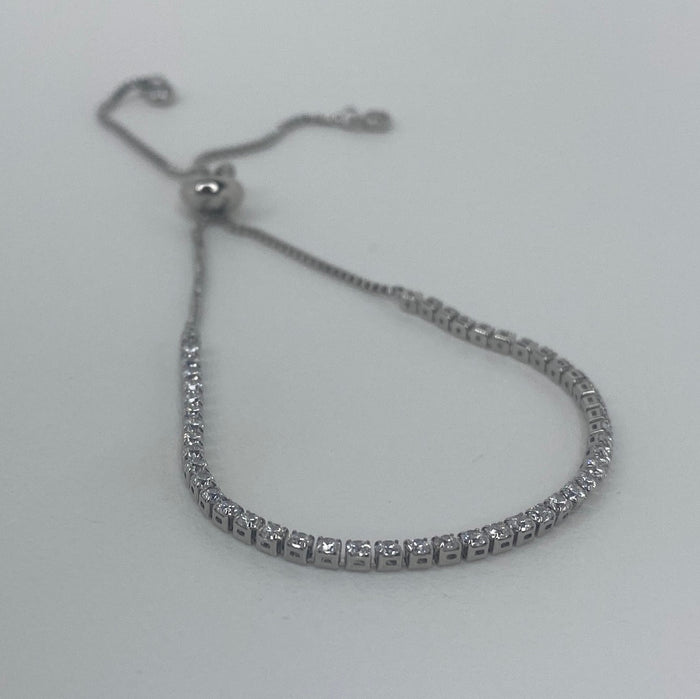 Silver Extra-Small Diamond Bracelet