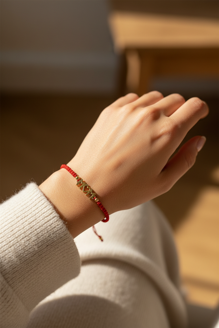 Adjustable Rope W/ “Mom” Bracelet