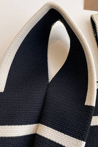 Urban Contrast Color Striped Bags Accessories Handbags