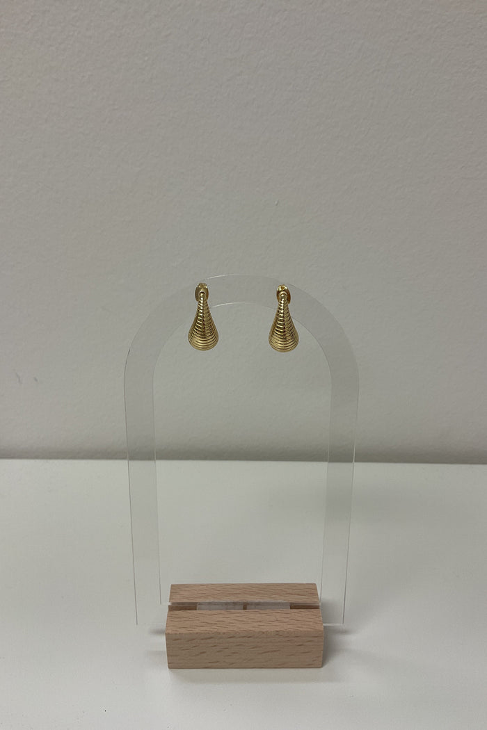 Gold Bottega Veneta Earrings