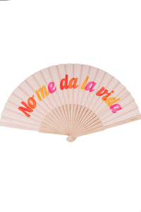 Hand Fan "No Me Da La Vida"
