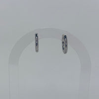 Silver Medium Hoops