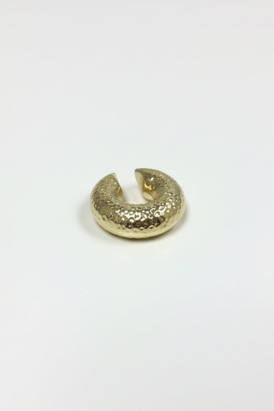 Chunky Textured Gold Ear Cuff
