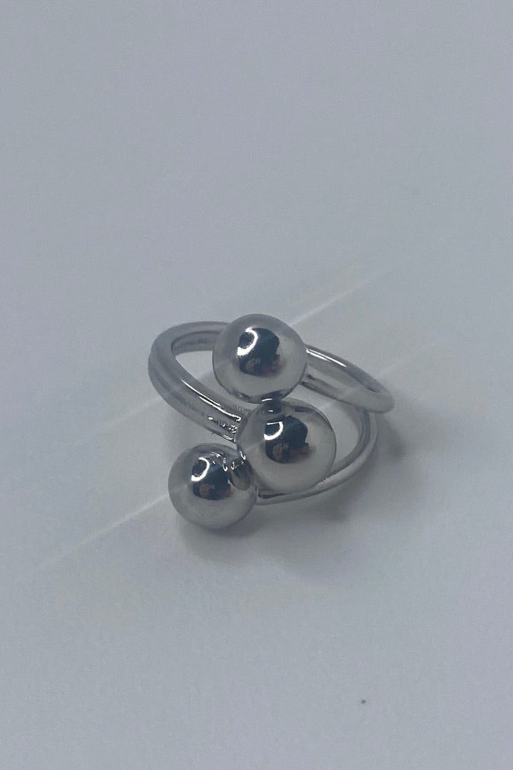 Three Spheres Gold/Silver Rings