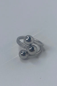 Three Spheres Gold/Silver Rings