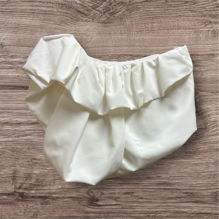 One Shoulder Ruffle Top