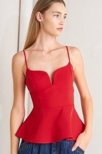 A Solid Woven Top
