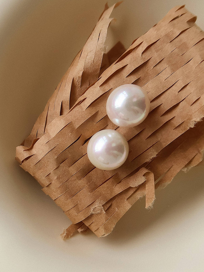 Classic Pearl Stud Earrings