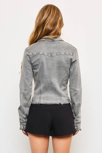 Gray Denim Jacket