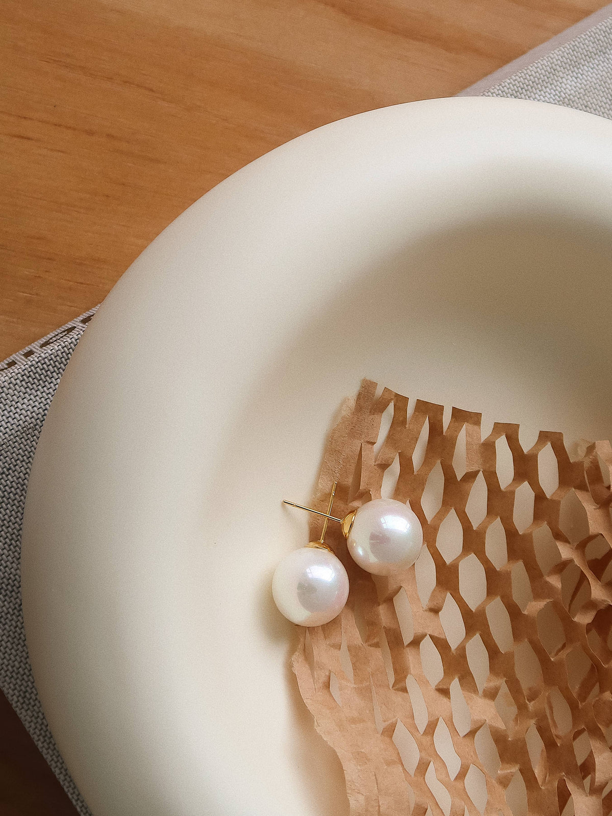 Classic Pearl Stud Earrings