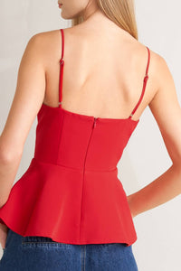 A Solid Woven Top