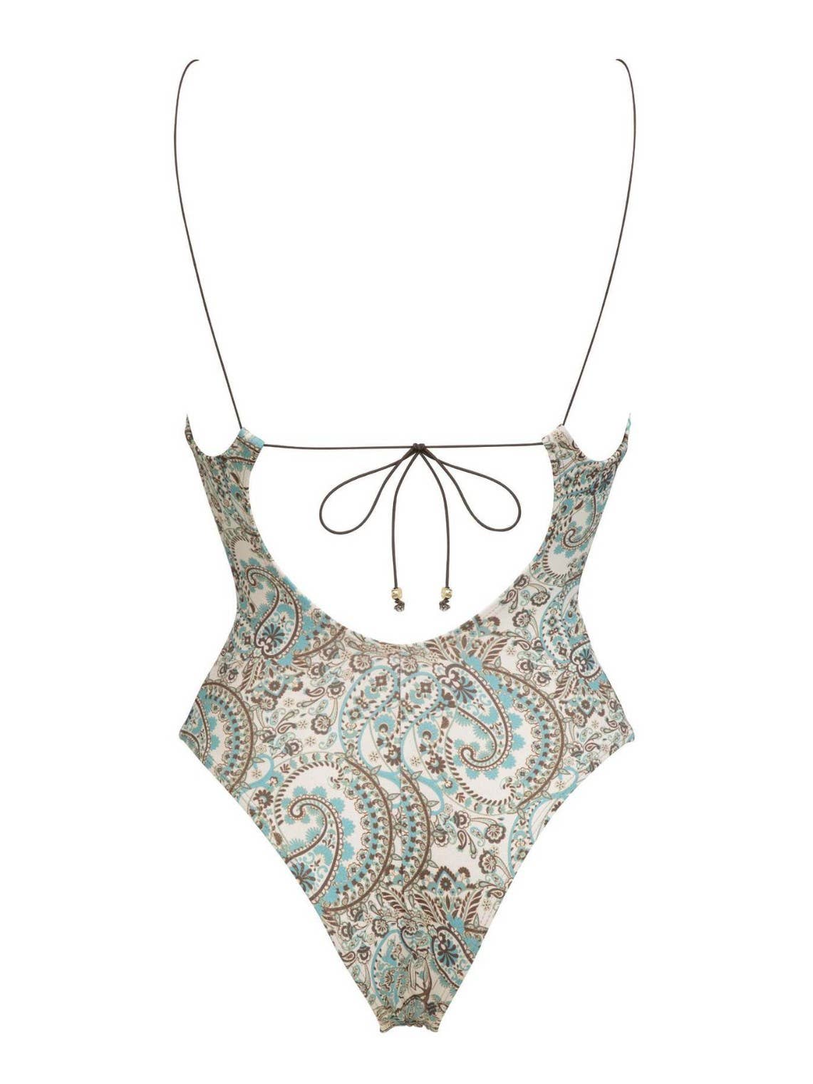 Bohemian Sexy Strappy Backless One-Piece Swimsuit
