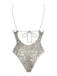 Bohemian Sexy Strappy Backless One-Piece Swimsuit