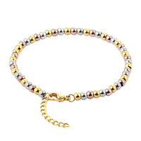 Bracelet, 18K Gold Plated Steel