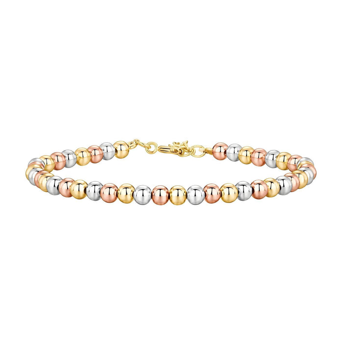 Bracelet, 18K Gold Plated Steel