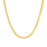 Necklace, 18K Gold Plated Steel