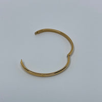 Gold Thin Hard Bracelet