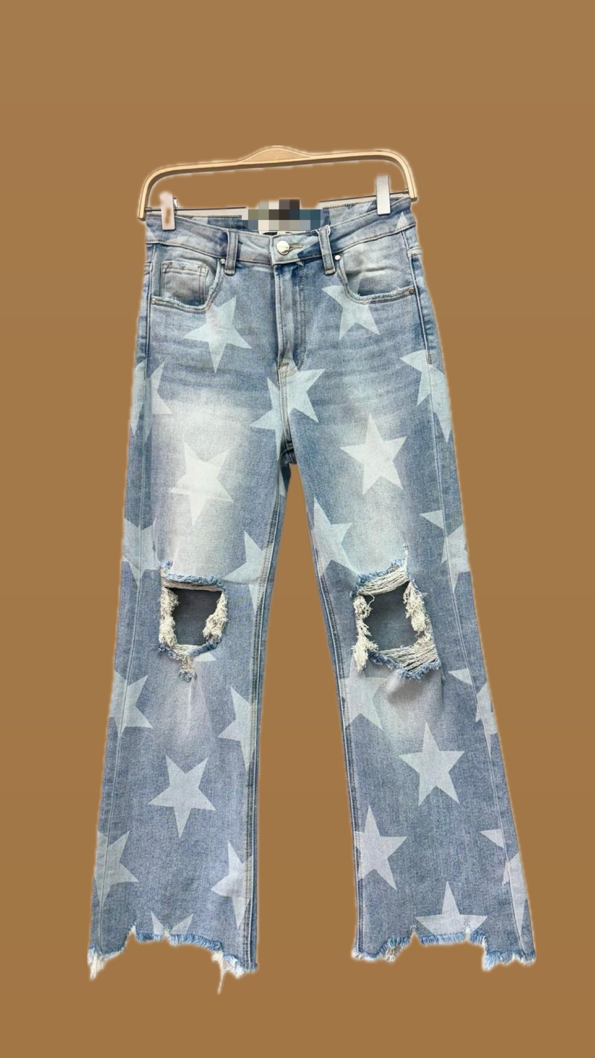 High Rise Star Jeans