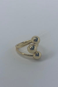Three Spheres Gold/Silver Rings
