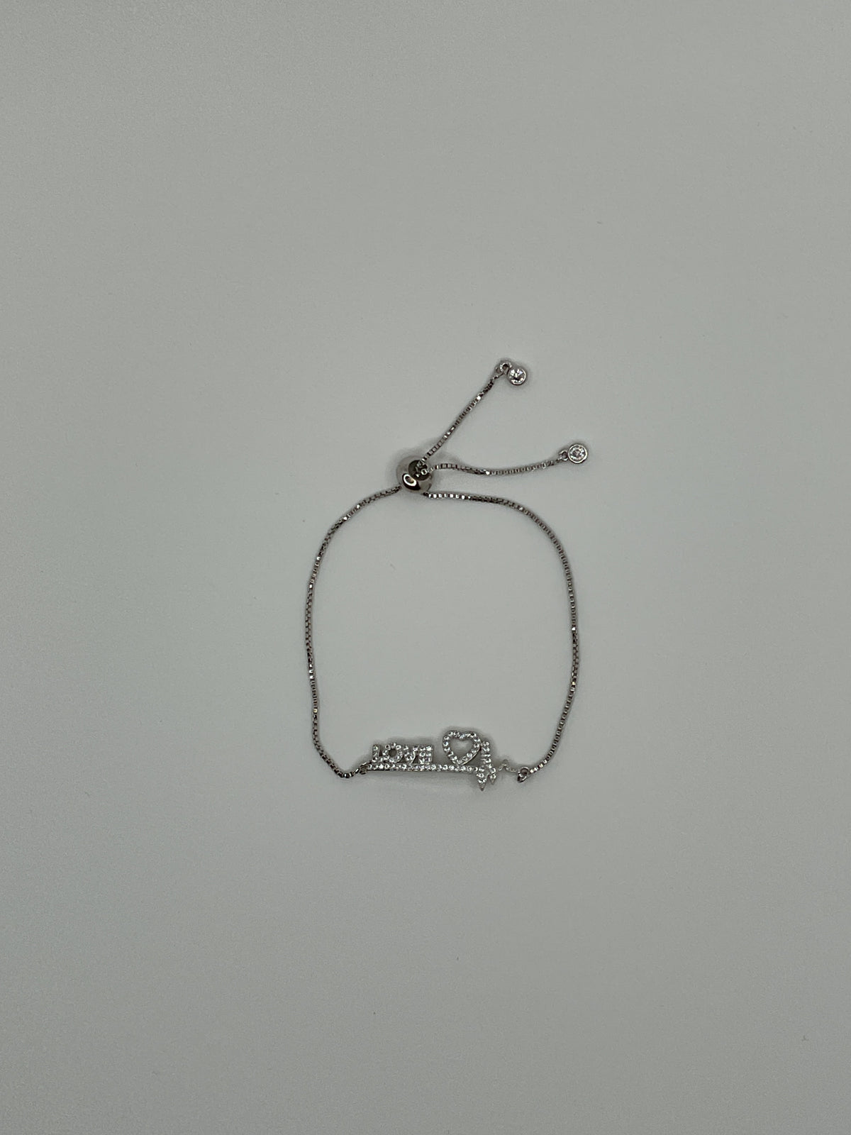 Silver "Love" Bracelet