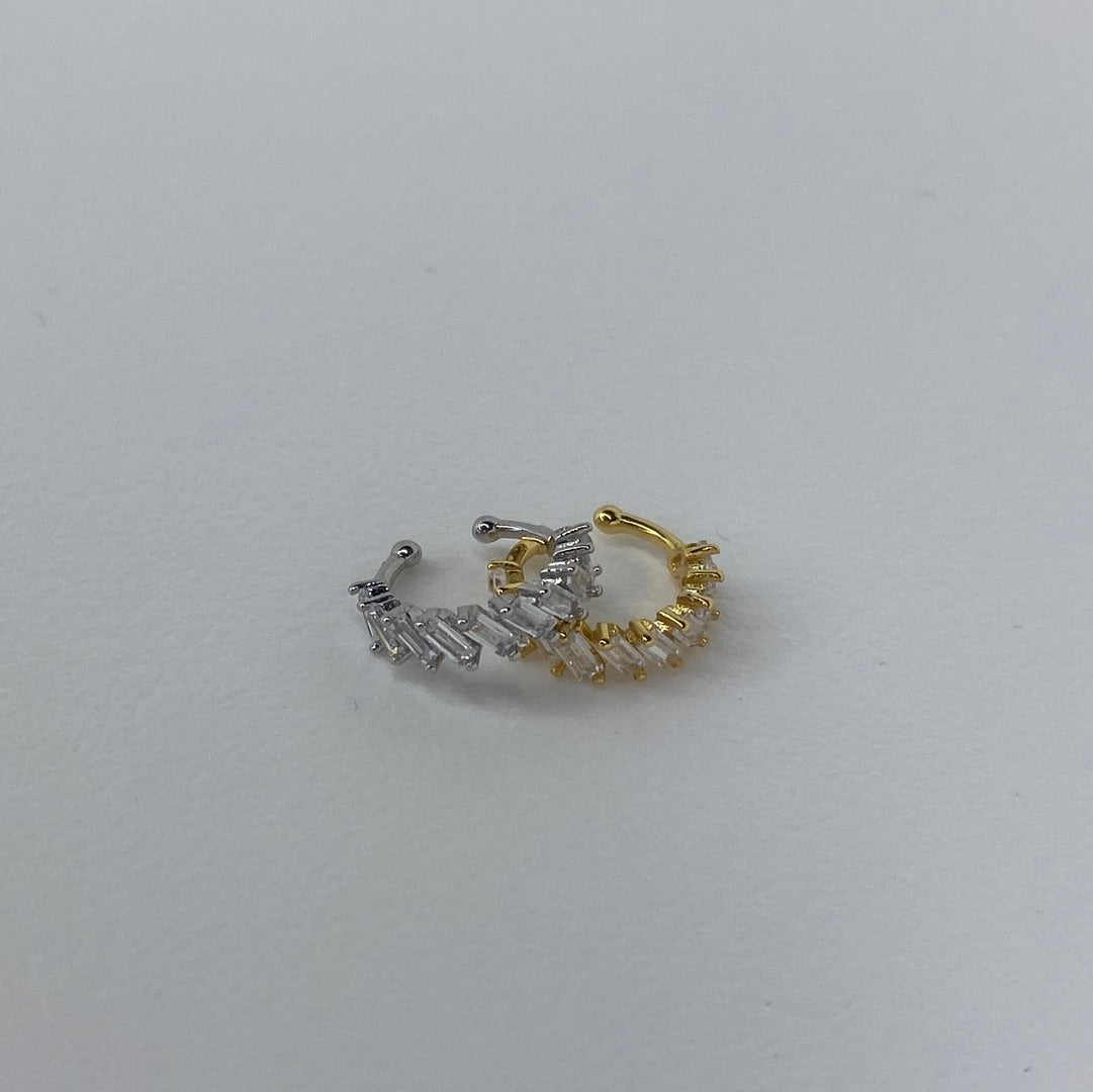 Gold/Silver W/ Brilliant Zircons - Ear Cuff