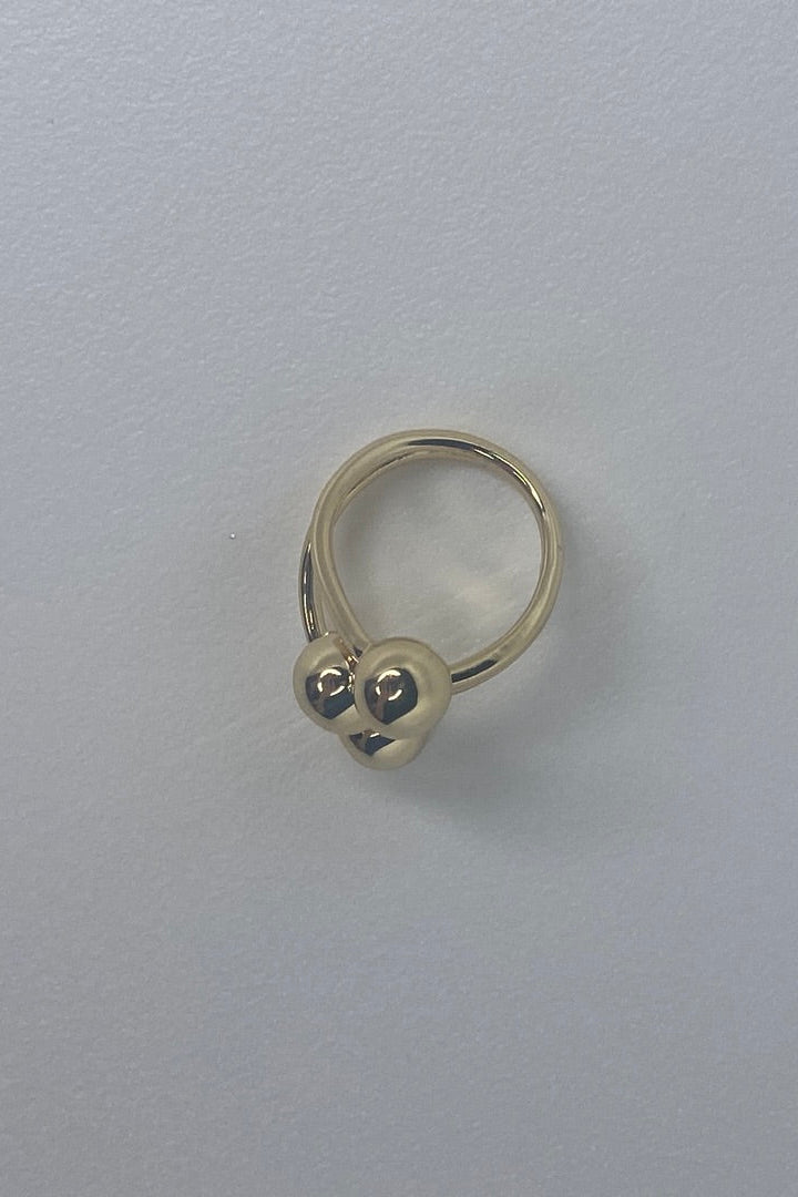 Three Spheres Gold/Silver Rings